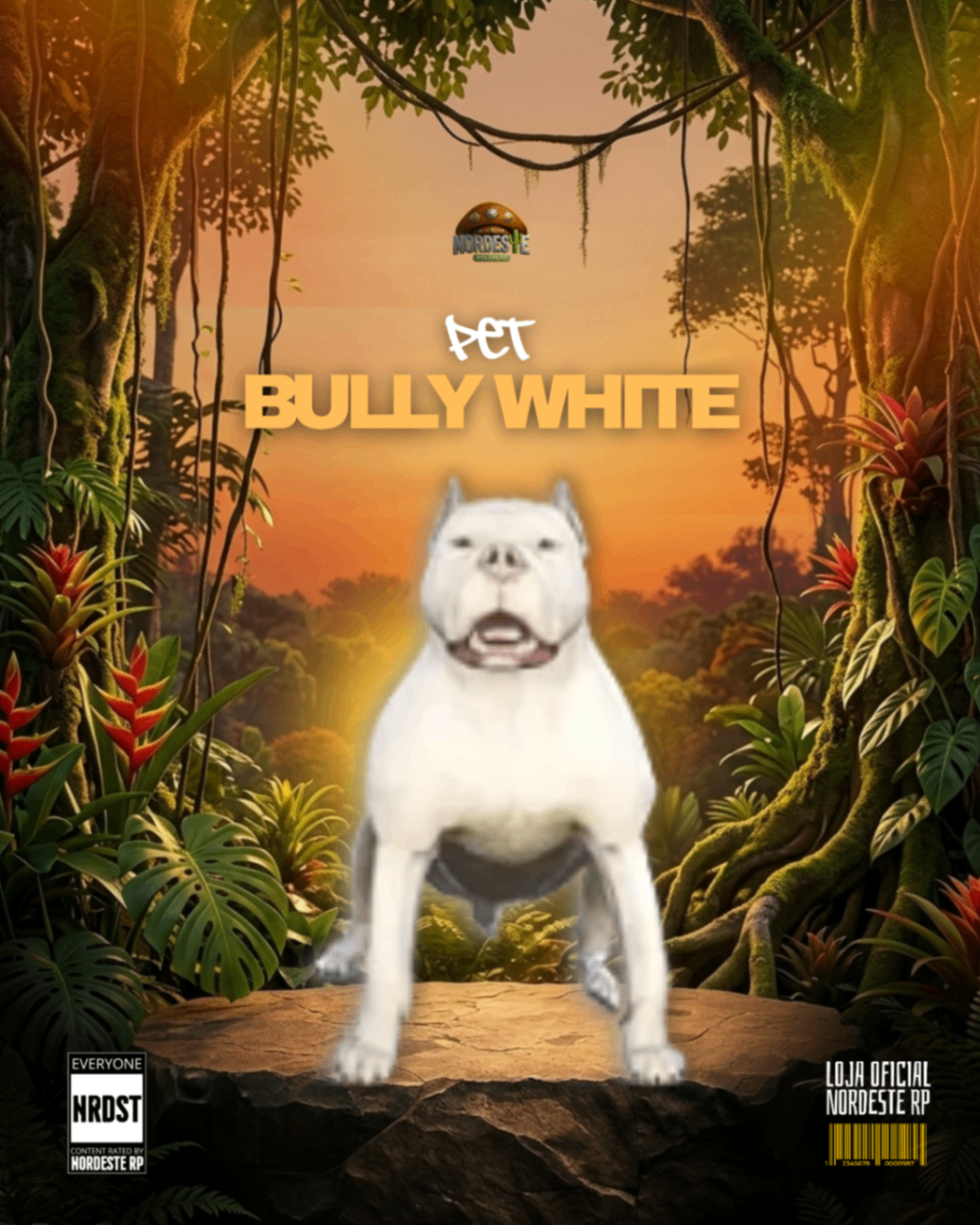 American Bully Branco