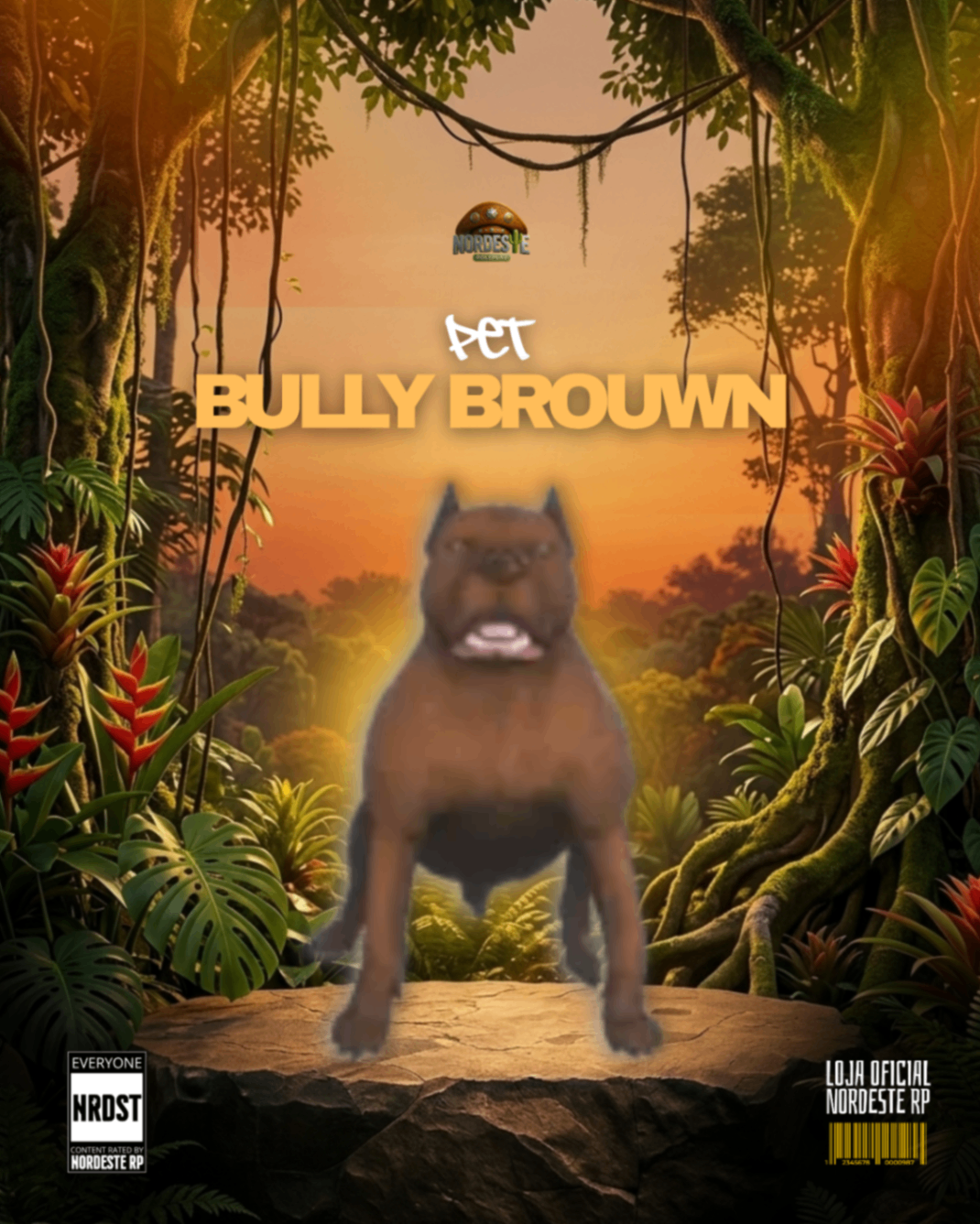 American Bully Marrom