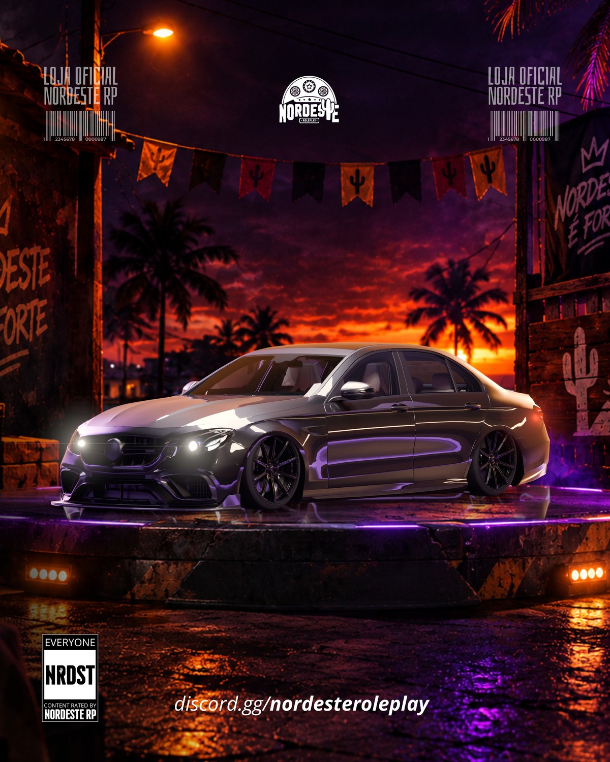 Mercedez AMJ E-63 [BLINDADO 32 TIROS] [WIPE]