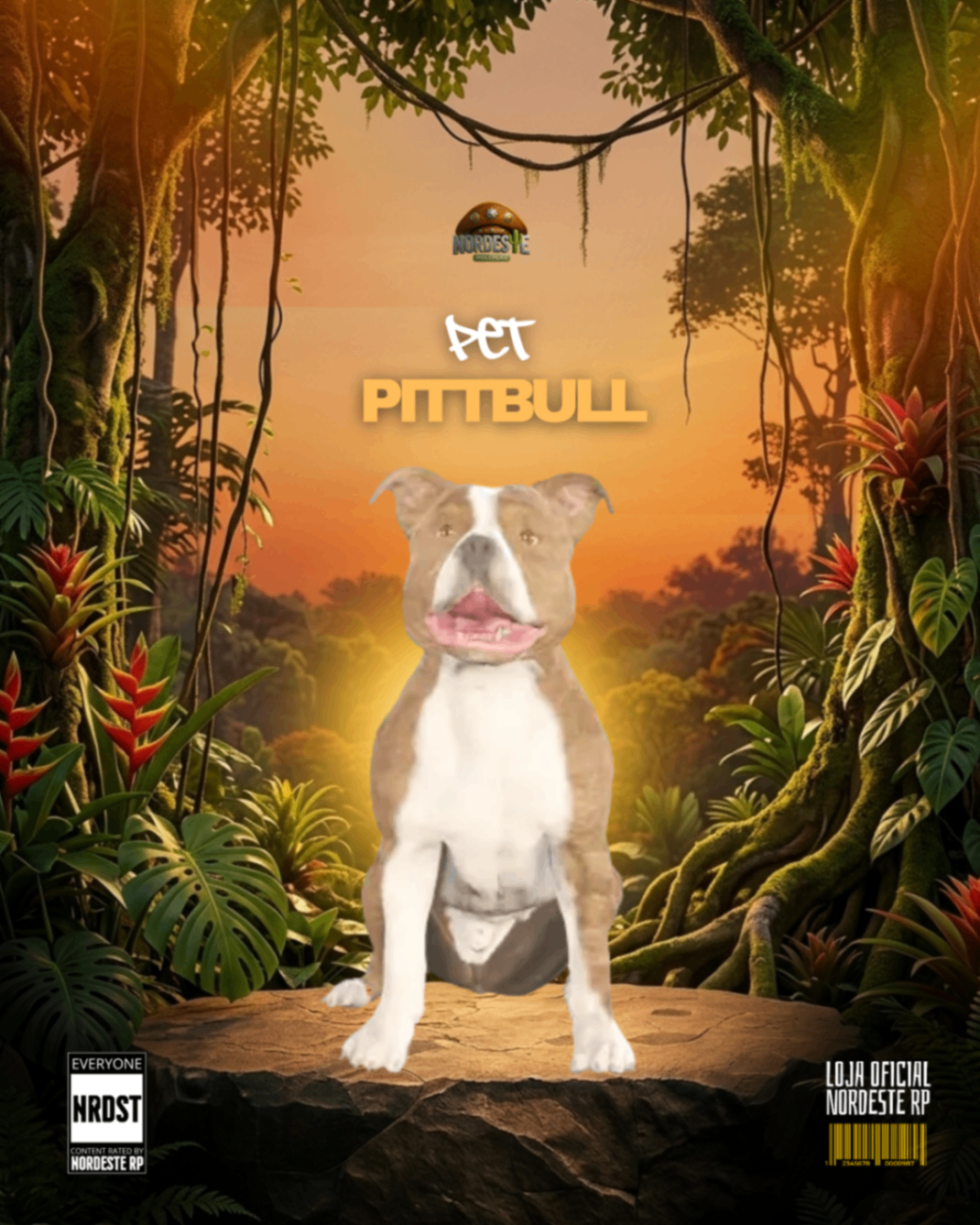 Pit Bull Marrom