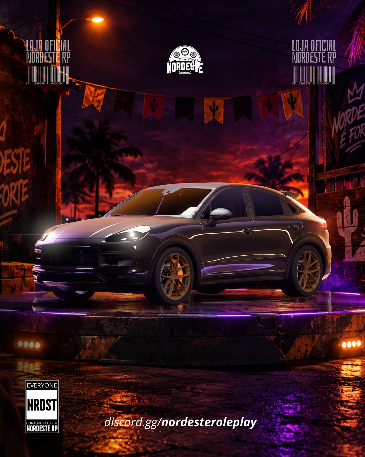 Porshe Kayene Turbo [BLINDADO 32 TIROS] [WIPE]