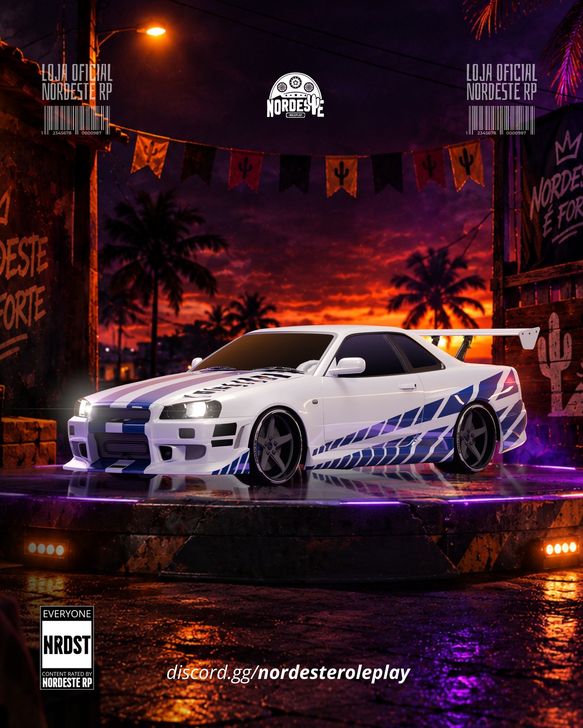 Nissam Skaylaine R-34 [BLINDADO 32 TIROS] [WIPE]