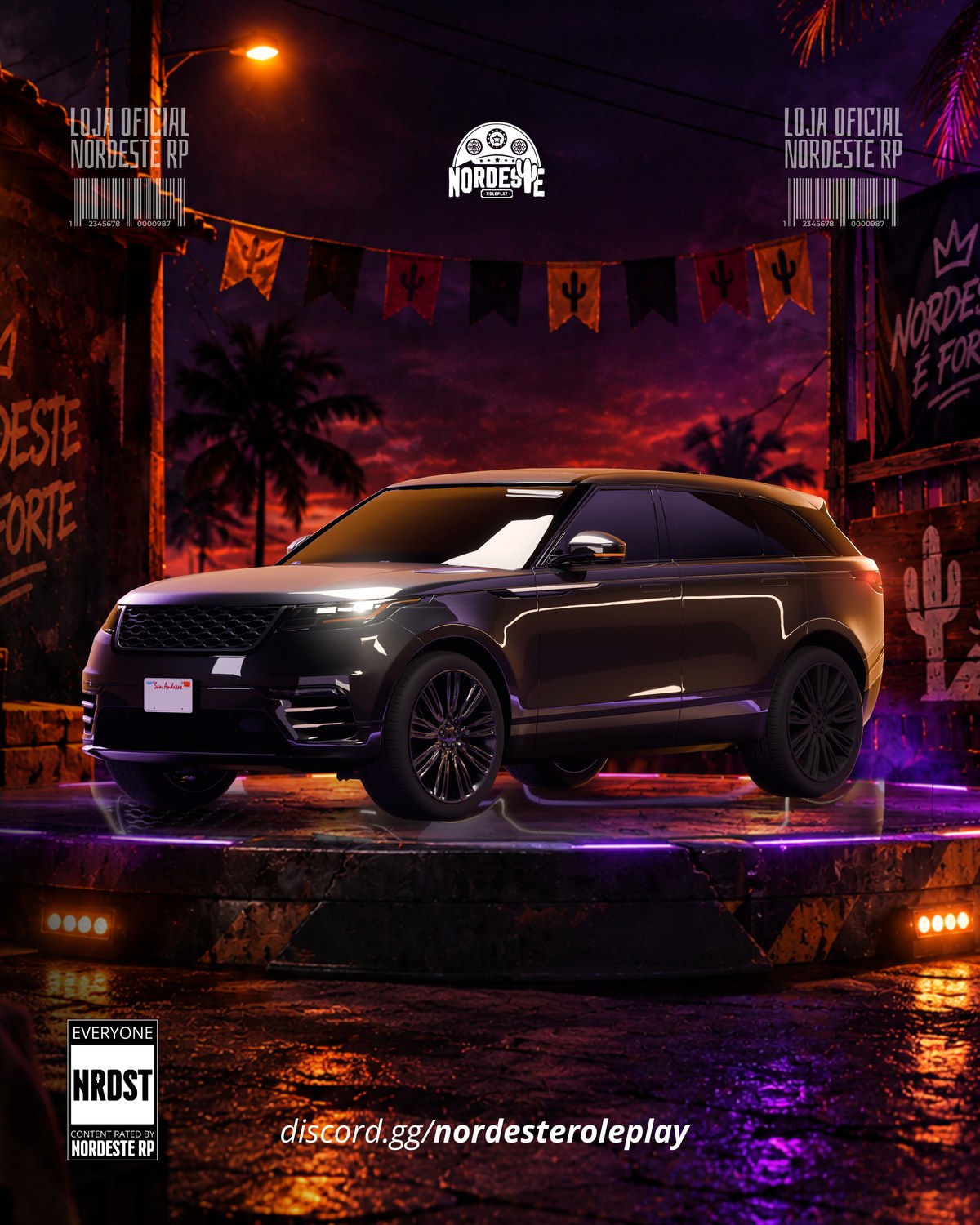 Rangi Rover Velar [BLINDADO 32 TIROS] [WIPE]