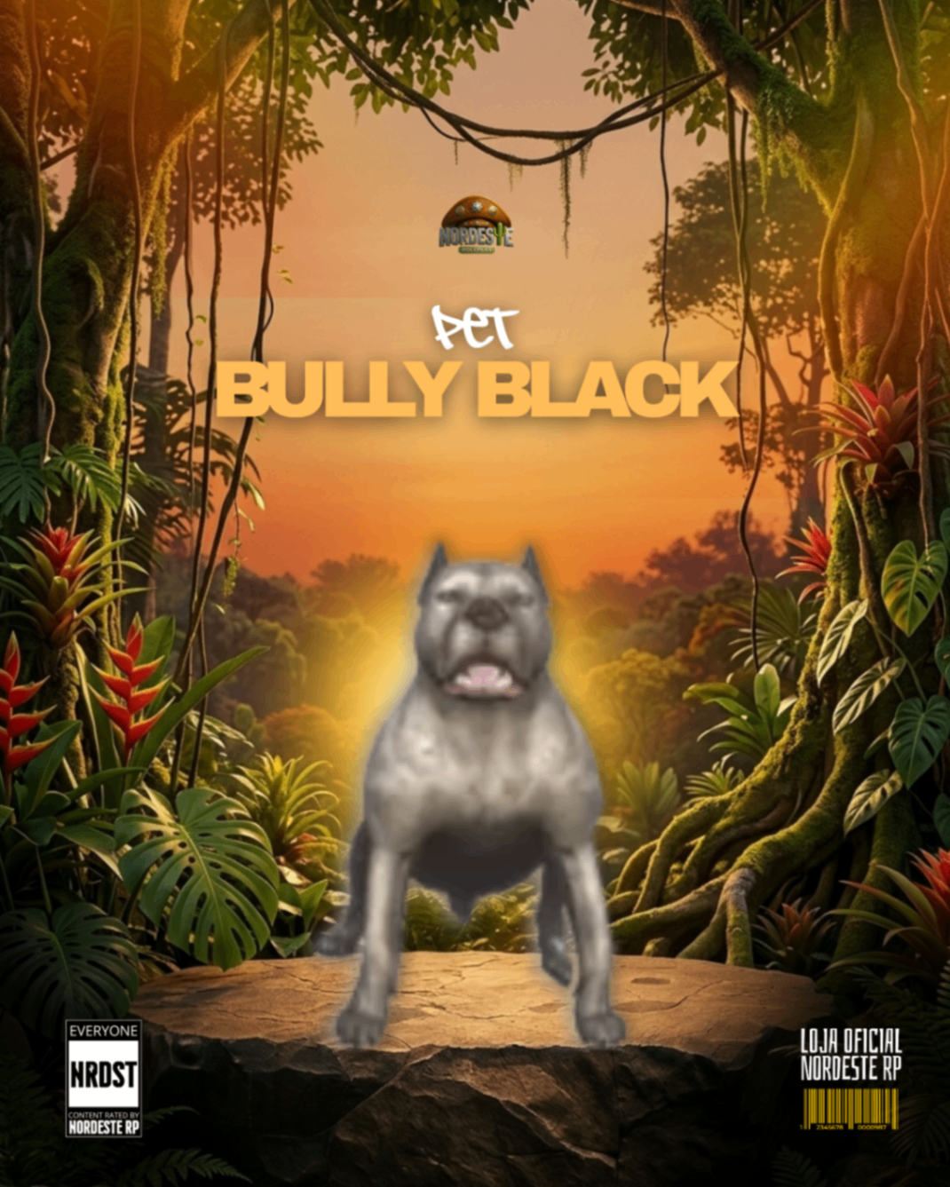 American Bully Preto
