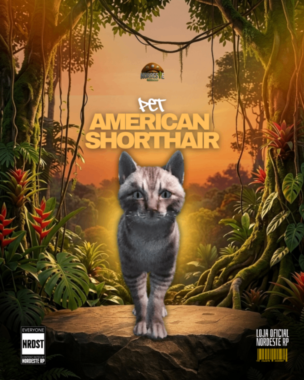 Gato Americano Cinza